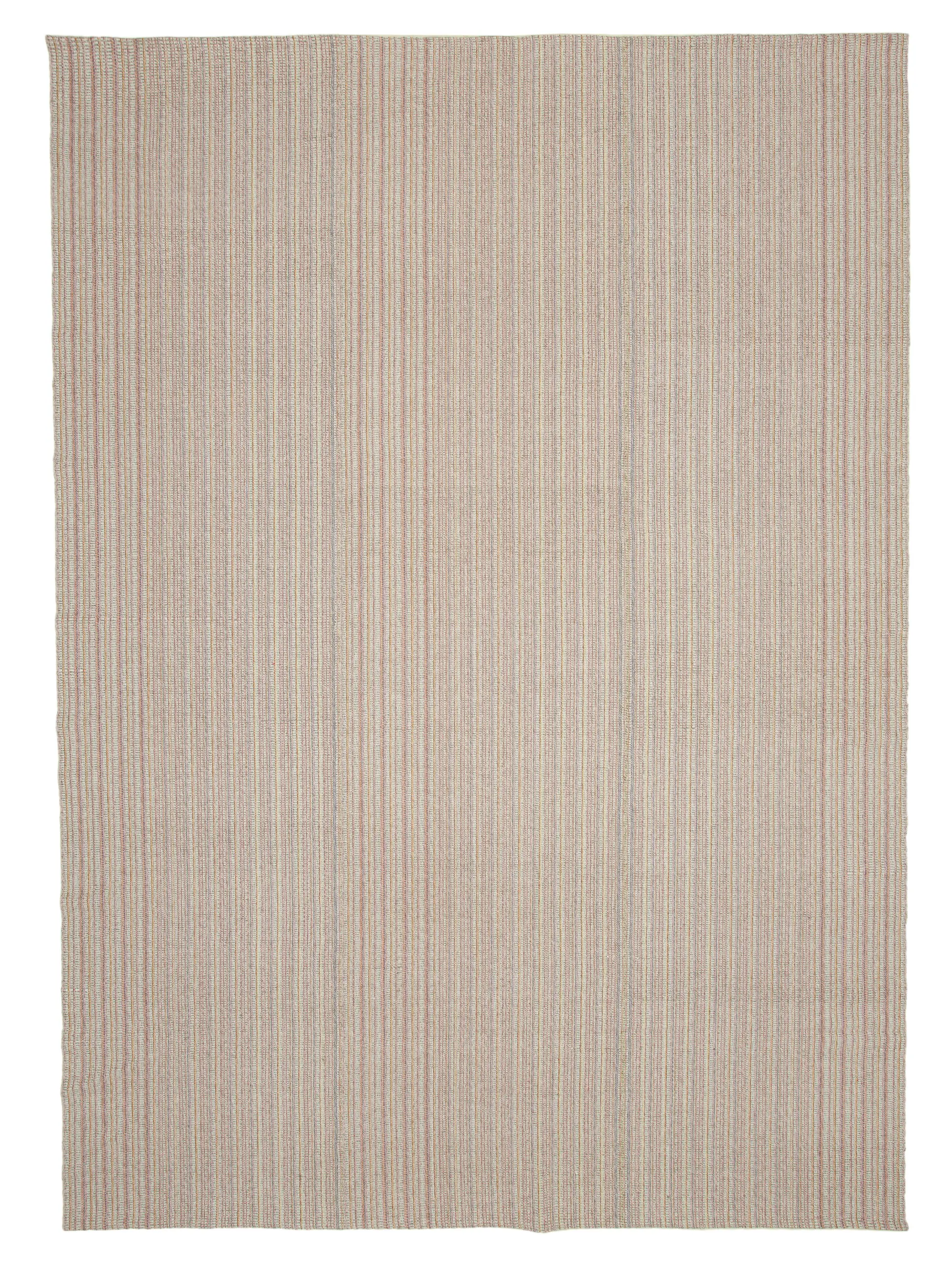 Flatweave Modern Multi Pamuk Üstü Yün El Dokuma Kilim-316x456 - Görsel 1
