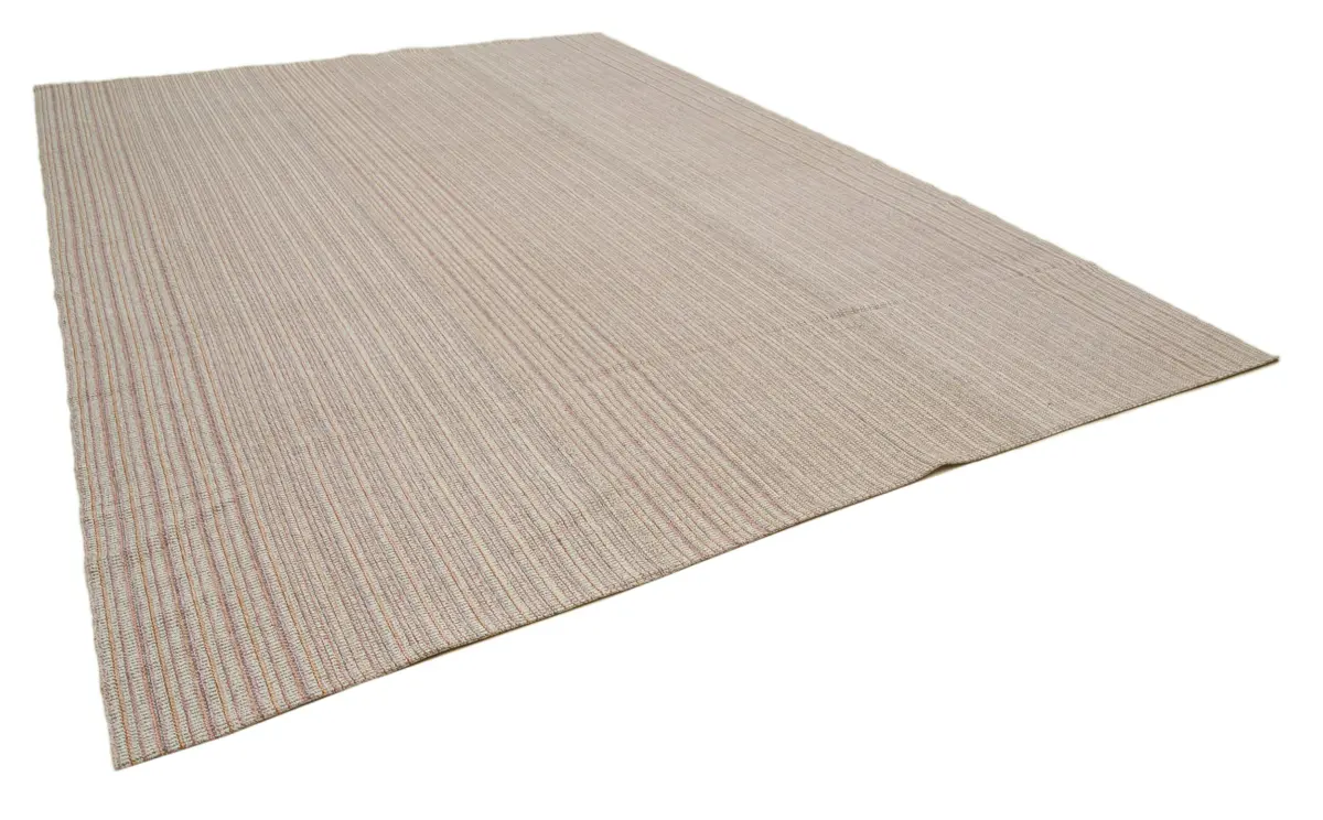 Flatweave Modern Multi Pamuk Üstü Yün El Dokuma Kilim-316x456 - Görsel 2