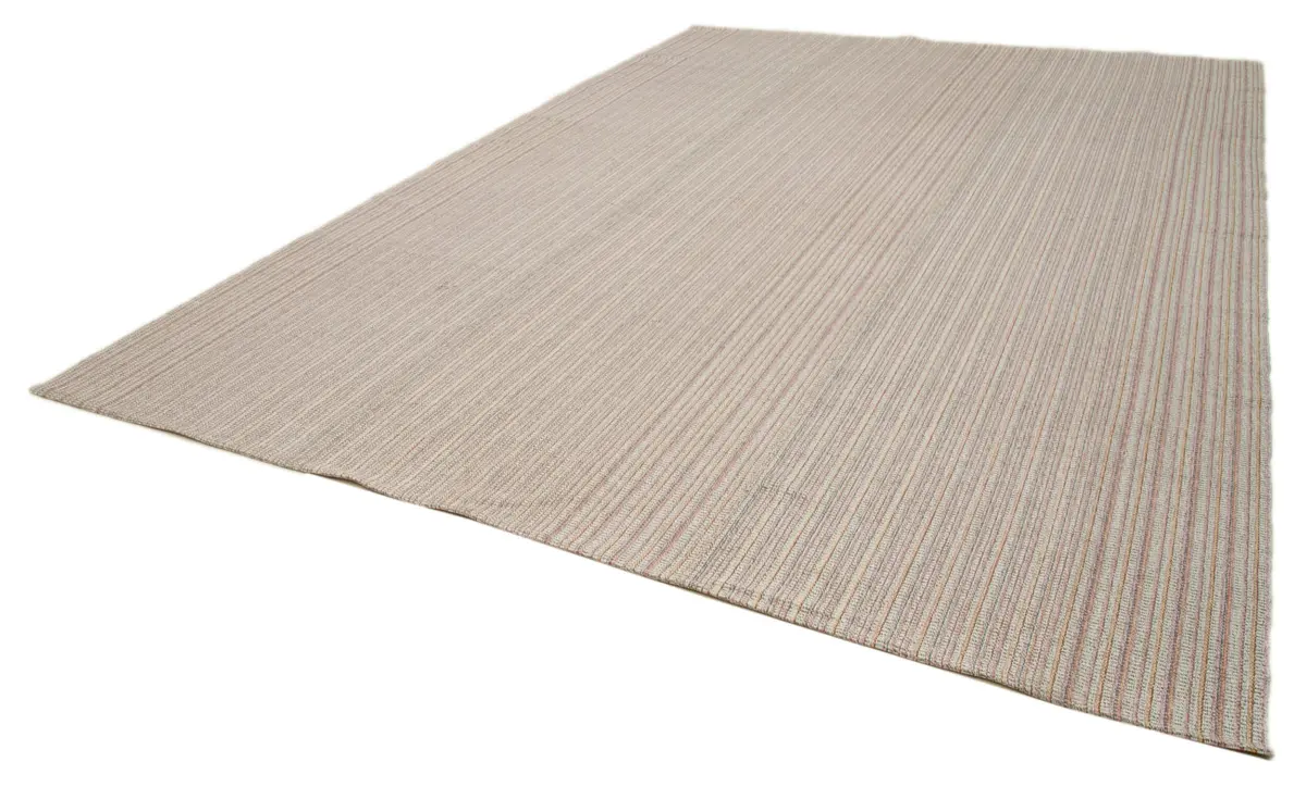 Flatweave Modern Multi Pamuk Üstü Yün El Dokuma Kilim-316x456 - Görsel 3