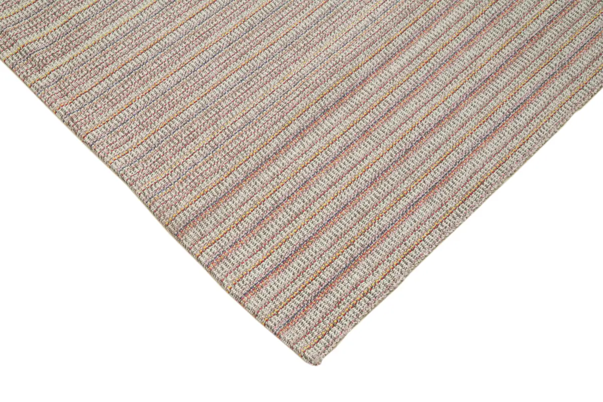 Flatweave Modern Multi Pamuk Üstü Yün El Dokuma Kilim-316x456 - Görsel 4