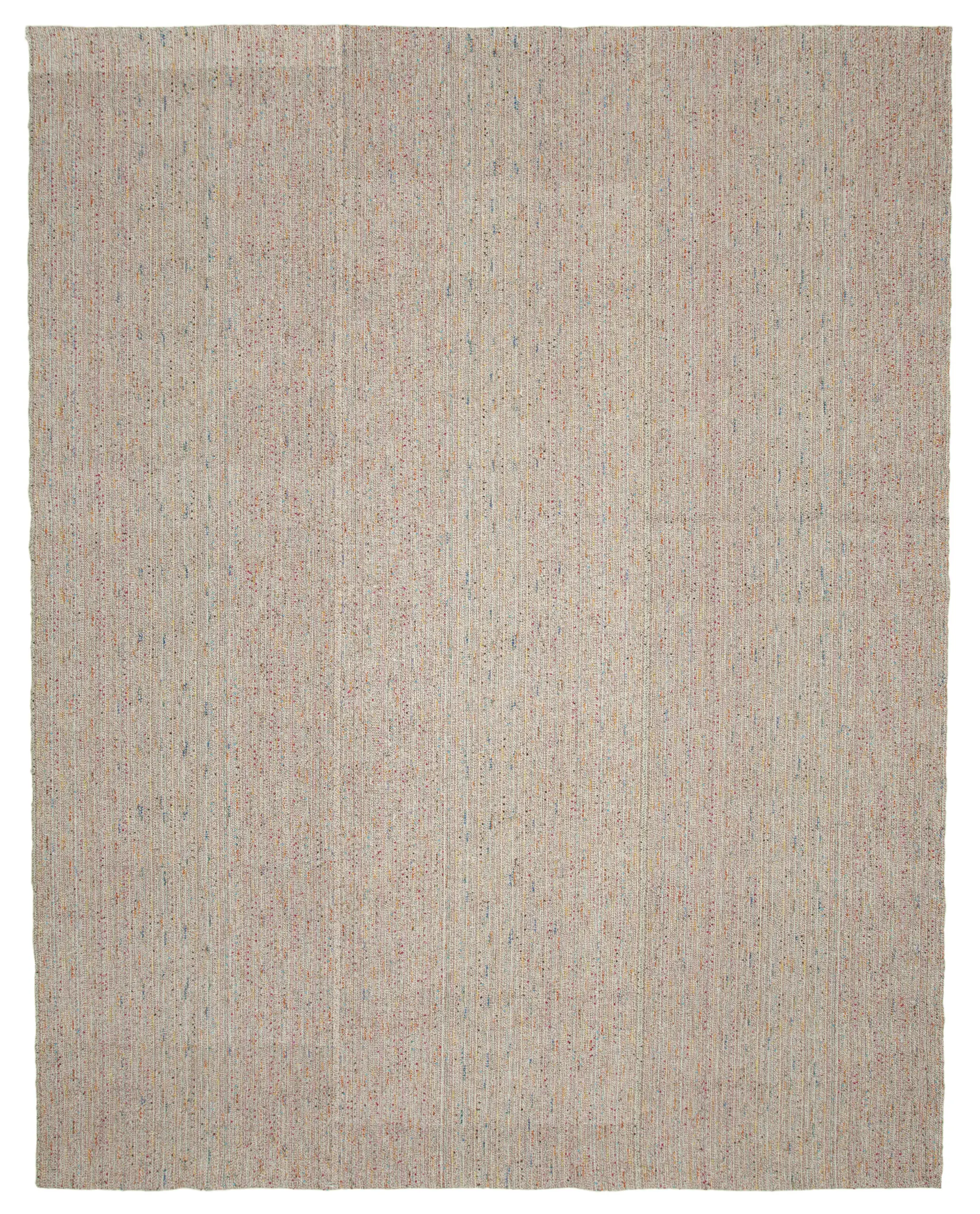 Flatweave Modern Multi Pamuk Üstü Yün El Dokuma Kilim-318x408 - Görsel 1