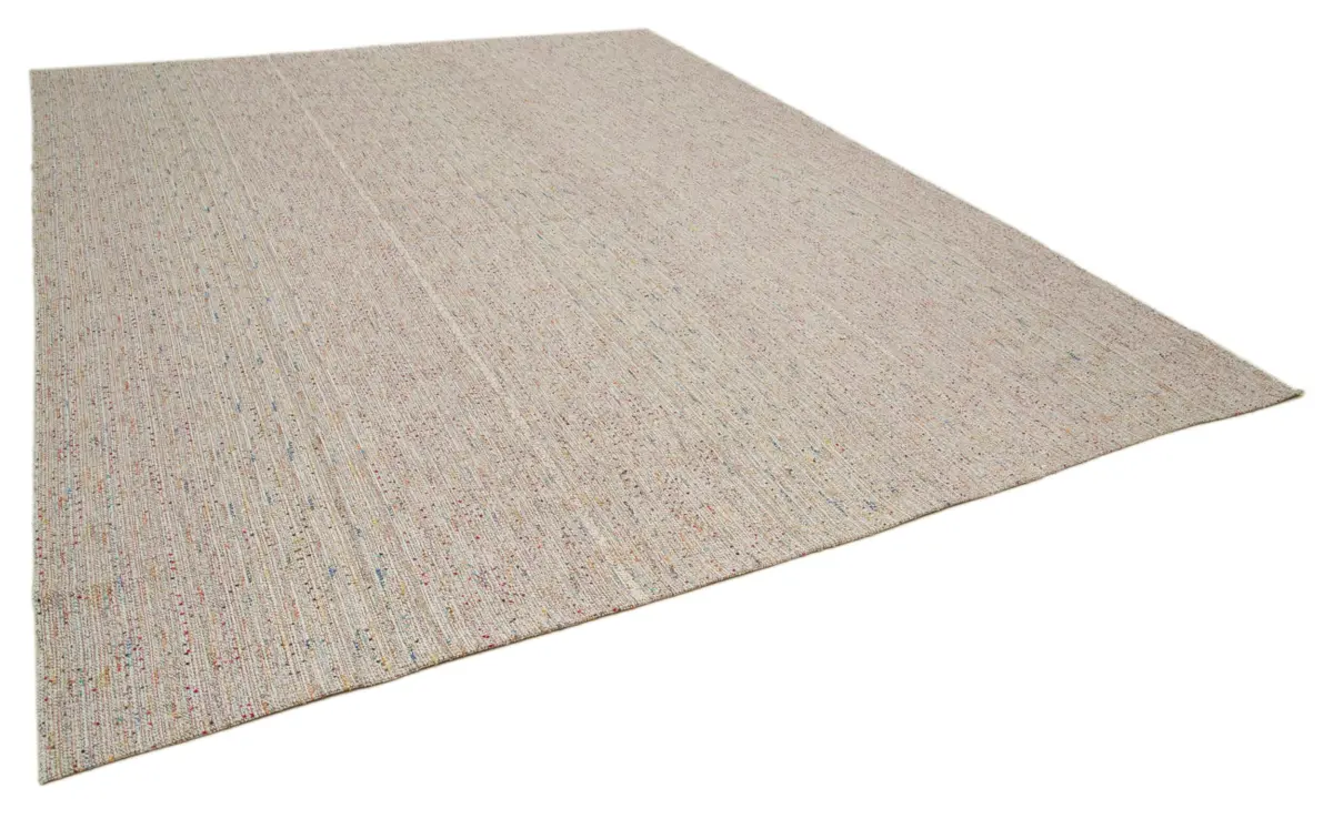 Flatweave Modern Multi Pamuk Üstü Yün El Dokuma Kilim-315x413 - Görsel 2