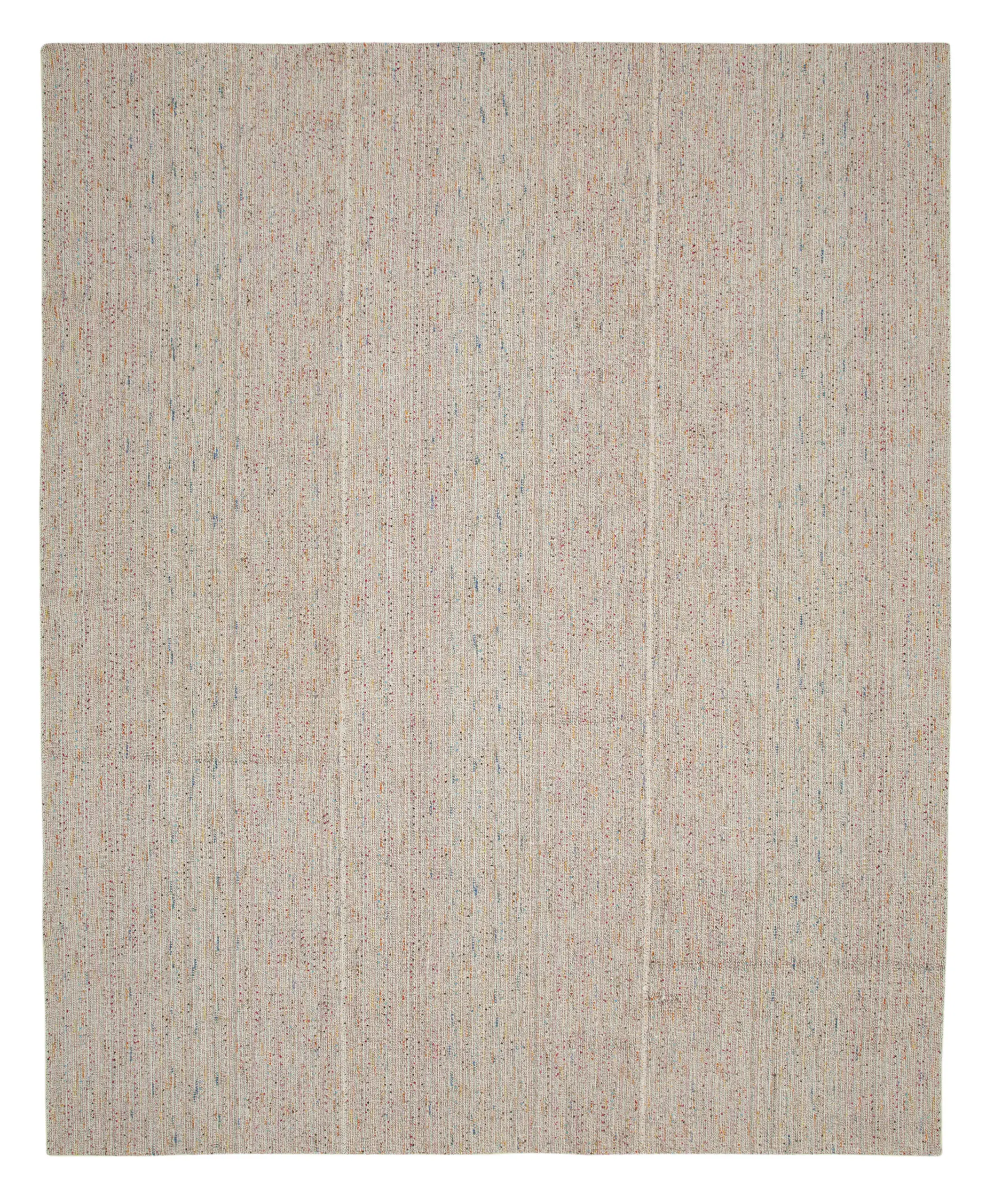 Flatweave Modern Multi Pamuk Üstü Yün El Dokuma Kilim-312x383 - Görsel 1