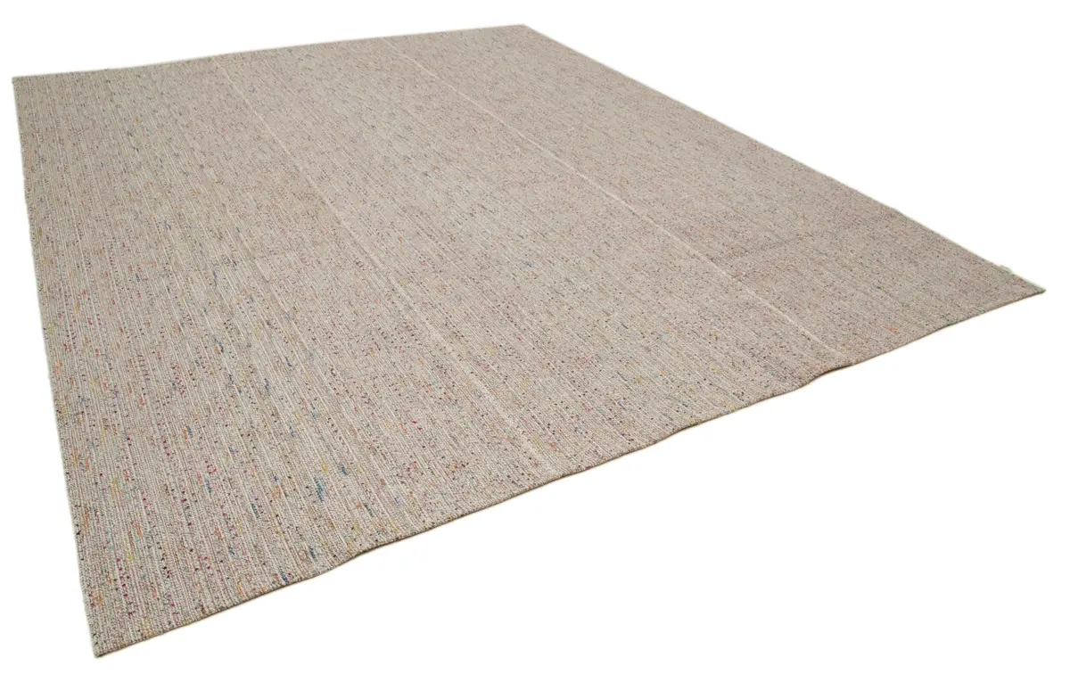 Flatweave Modern Multi Pamuk Üstü Yün El Dokuma Kilim-312x383 - Görsel 2