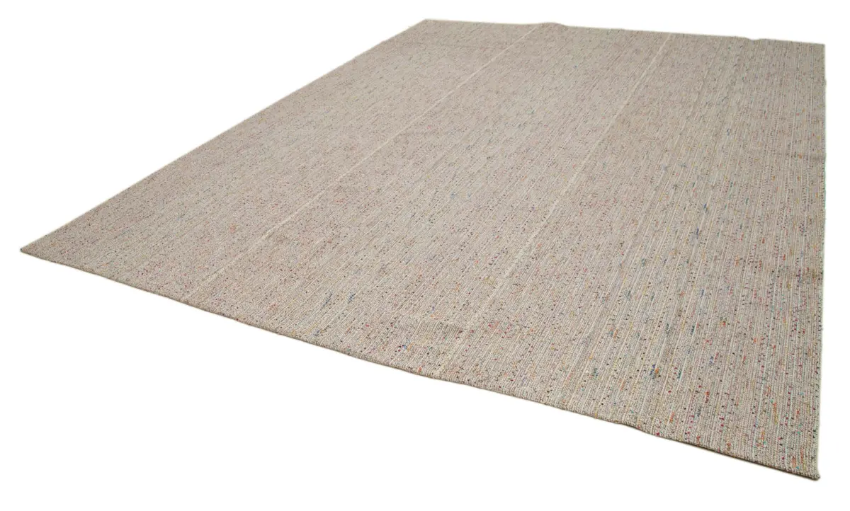 Flatweave Modern Multi Pamuk Üstü Yün El Dokuma Kilim-312x383 - Görsel 3