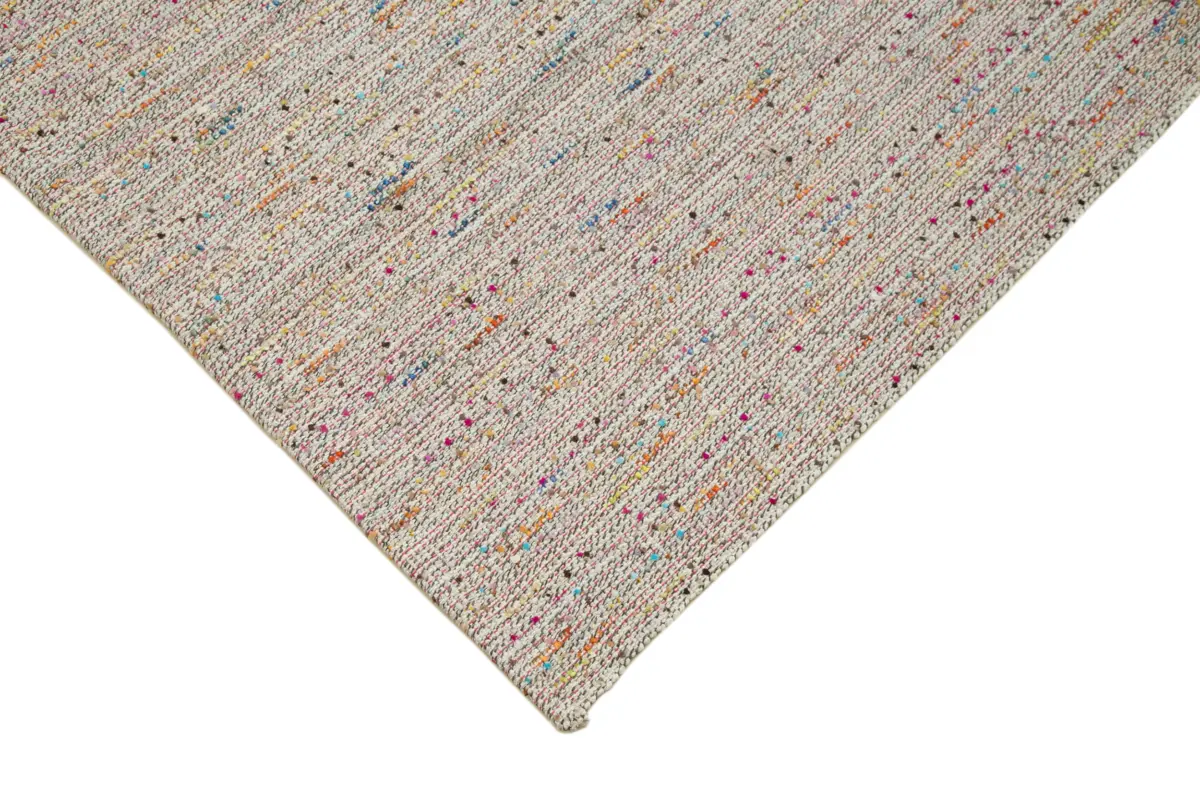 Flatweave Modern Multi Pamuk Üstü Yün El Dokuma Kilim-312x383 - Görsel 4