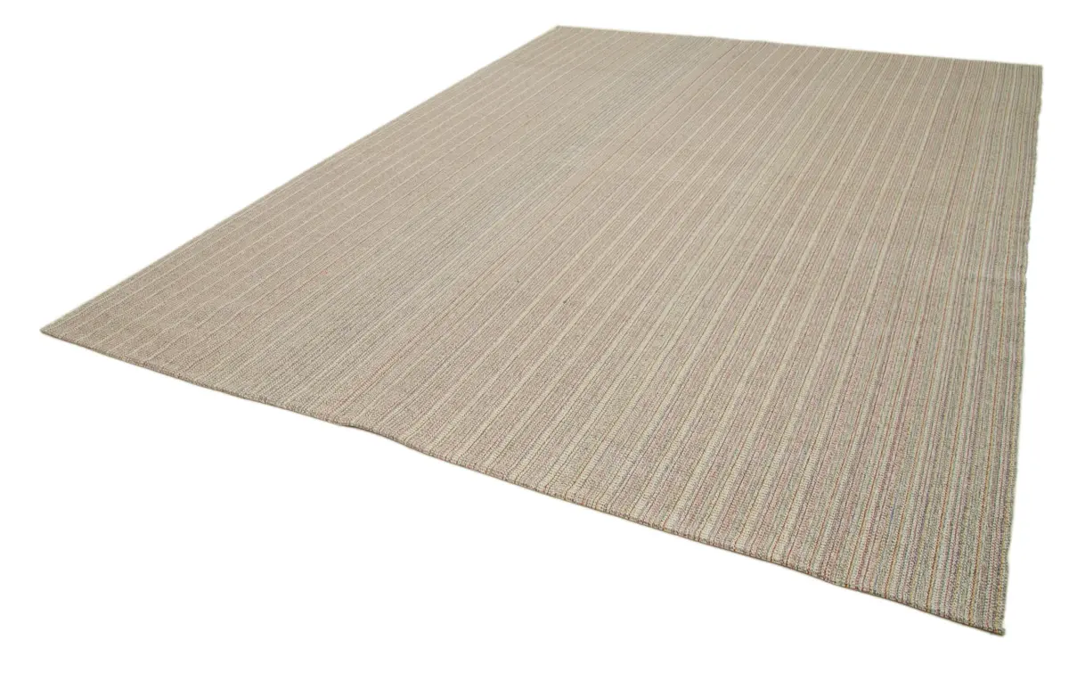 Flatweave Modern Multi Pamuk Üstü Yün El Dokuma Kilim-286x378 - Görsel 3
