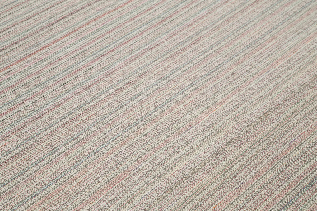 Flatweave Modern Multi Pamuk Üstü Yün El Dokuma Kilim-310x402 - Görsel 5
