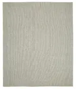 Flatweave Modern Bej Pamuk Üstü Yün El Dokuma Kilim-316x382