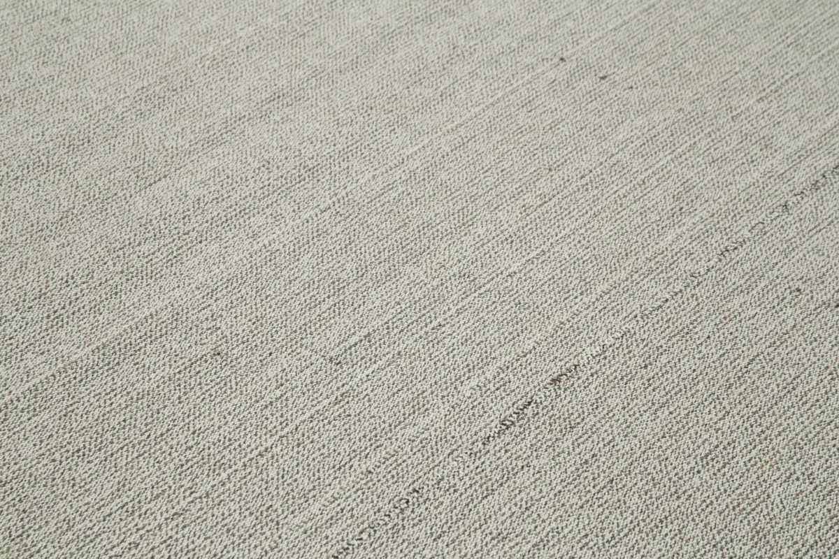 Flatweave Modern Bej Pamuk Üstü Yün El Dokuma Kilim-316x382 - Görsel 5