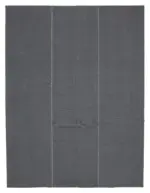 Flatweave Modern Gri Pamuk Üstü Yün El Dokuma Kilim-275x363