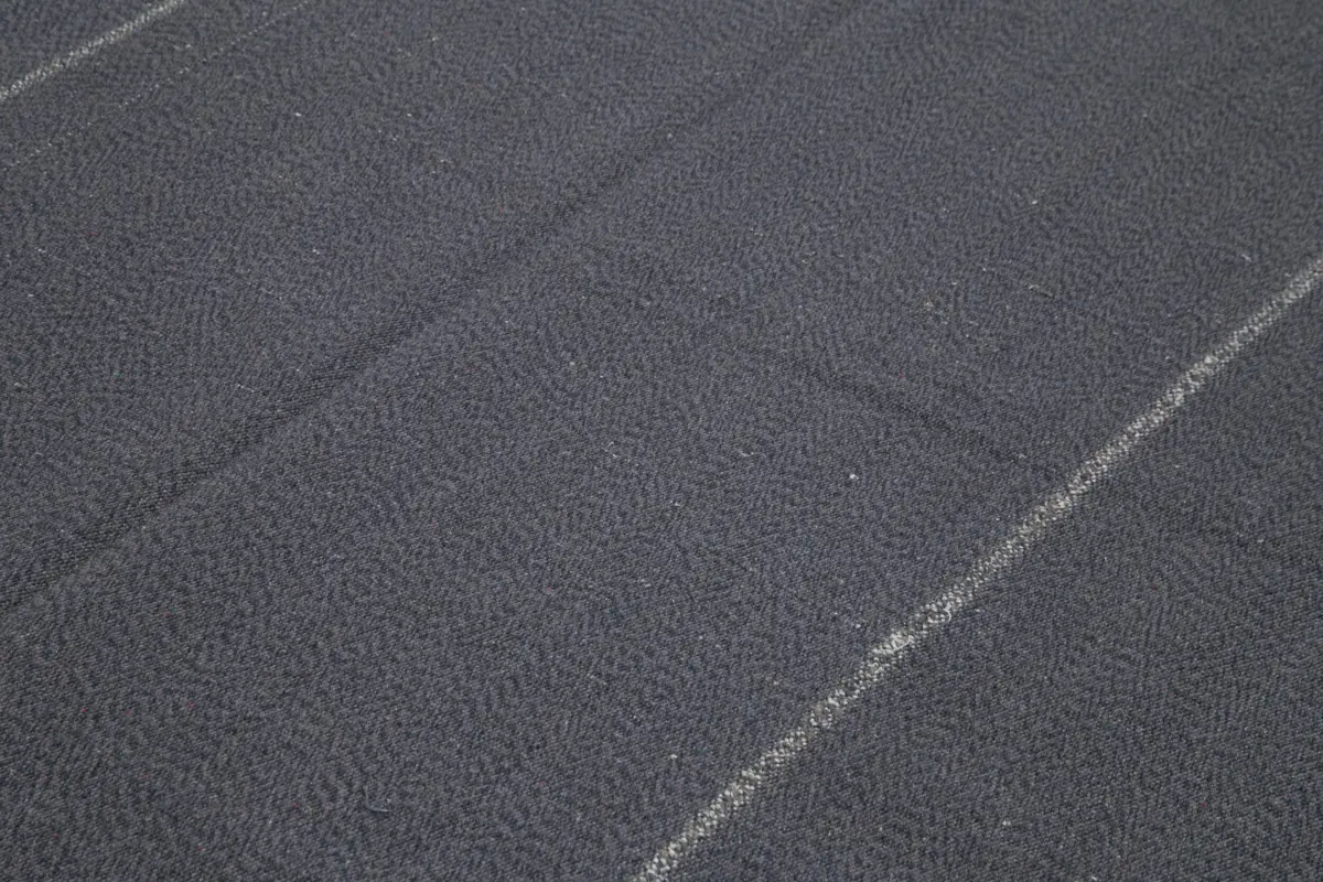 Flatweave Modern Gri Pamuk Üstü Yün El Dokuma Kilim-275x363 - Görsel 5