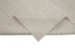 Flatweave Modern Bej Pamuk Üstü Yün El Dokuma Kilim-307x415 - Görsel 6