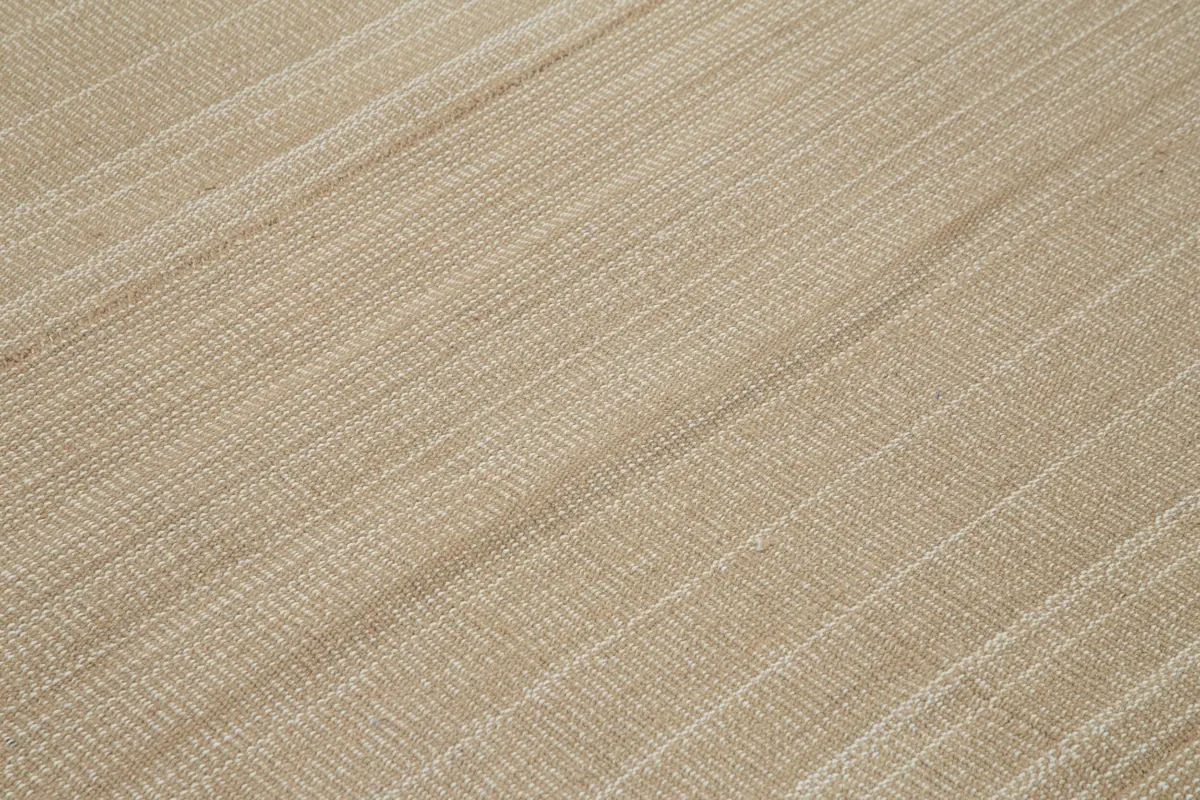 Flatweave Modern Kahverengi Pamuk Üstü Yün El Dokuma Kilim-283x323 - Görsel 5