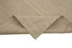 Flatweave Modern Kahverengi Pamuk Üstü Yün El Dokuma Kilim-283x323 - Görsel 6