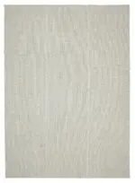 Flatweave Modern Bej Pamuk Üstü Yün El Dokuma Kilim-303x418