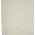 Flatweave Modern Bej Pamuk Üstü Yün El Dokuma Kilim-308x410