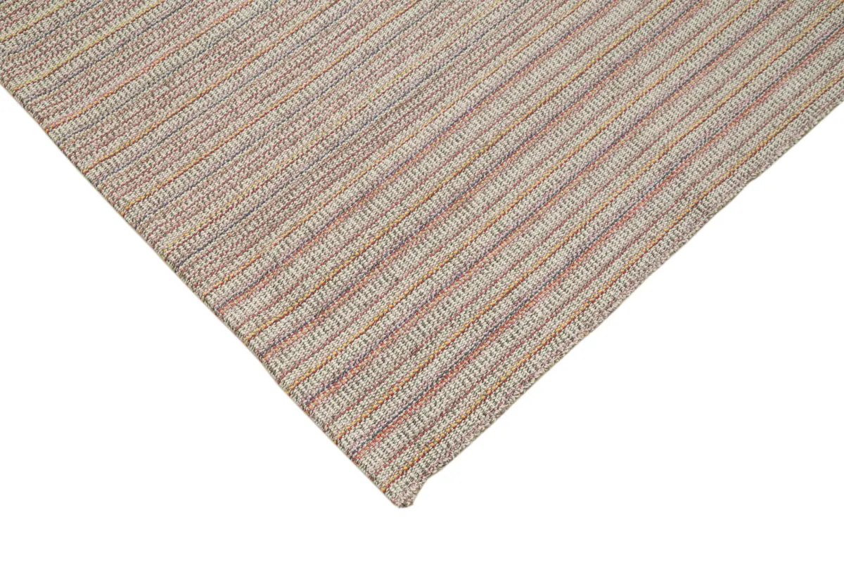 Flatweave Modern Multi Pamuk Üstü Yün El Dokuma Kilim-319x425 - Görsel 4