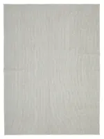 Flatweave Modern Bej Pamuk Üstü Yün El Dokuma Kilim-270x375