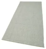 Flatweave Modern Bej Pamuk Üstü Yün El Dokuma Kilim-102x236 - Görsel 3