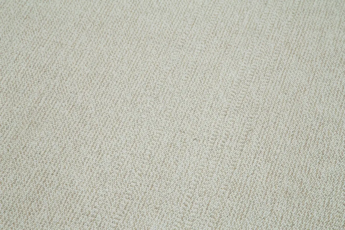 Flatweave Modern Bej Pamuk Üstü Yün El Dokuma Kilim-106x410 - Görsel 5