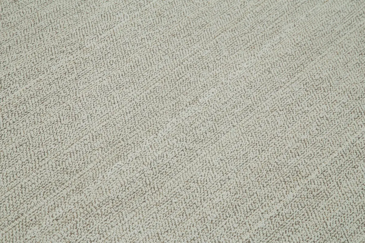 Flatweave Modern Bej Pamuk Üstü Yün El Dokuma Kilim-187x303 - Görsel 5