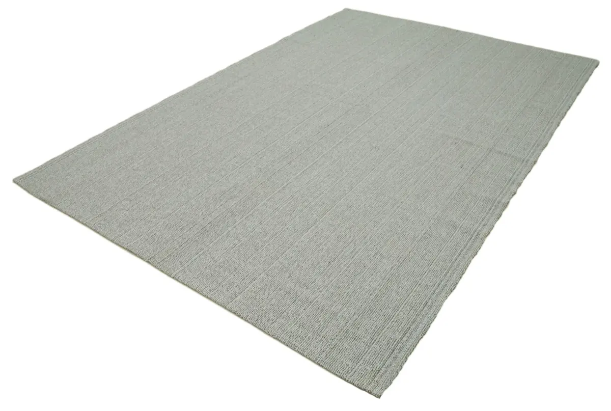 Flatweave Modern Bej Pamuk Üstü Yün El Dokuma Kilim-207x307 - Görsel 3