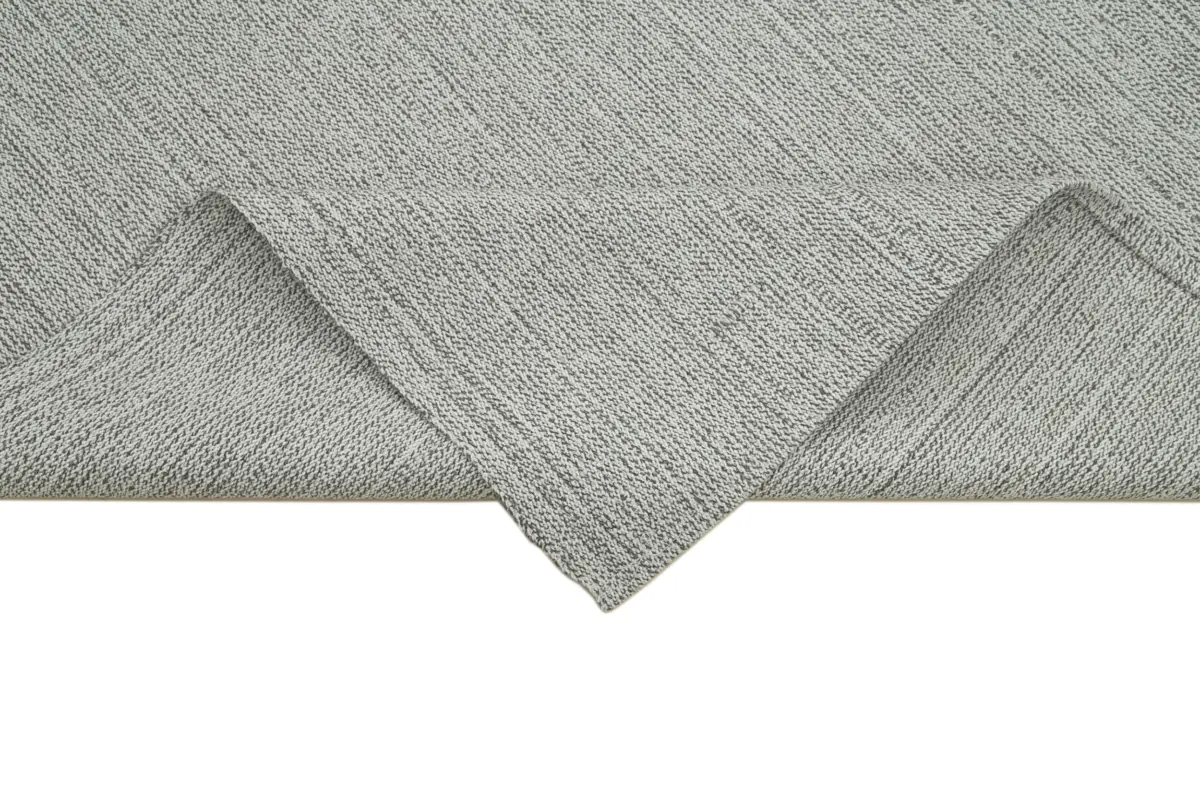 Flatweave Modern Bej Pamuk Üstü Yün El Dokuma Kilim-207x307 - Görsel 6