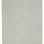 Flatweave Modern Bej Pamuk Üstü Yün El Dokuma Kilim-215x280