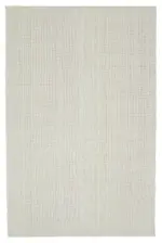 Flatweave Modern Bej Pamuk Üstü Yün El Dokuma Kilim-206x313