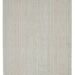 Flatweave Modern Bej Pamuk Üstü Yün El Dokuma Kilim-203x296