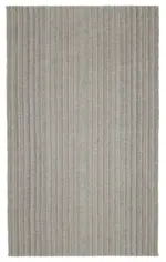 Flatweave Modern Gri Pamuk Üstü Yün El Dokuma Kilim-200x325