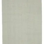 Flatweave Modern Bej Pamuk Üstü Yün El Dokuma Kilim-215x310