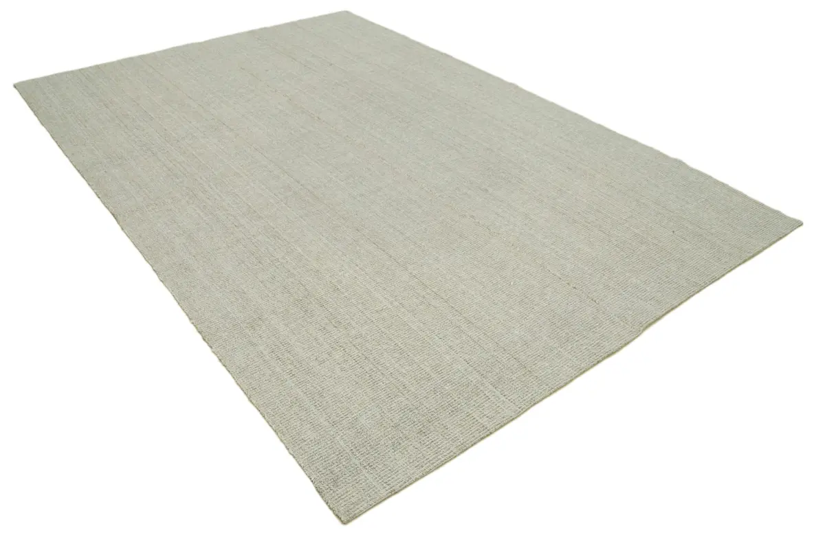 Flatweave Modern Bej Pamuk Üstü Yün El Dokuma Kilim-215x310 - Görsel 2