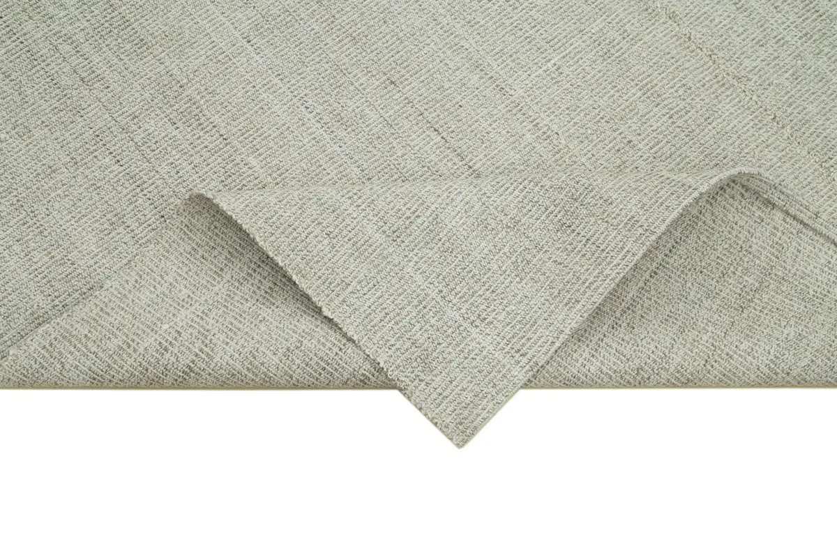 Flatweave Modern Bej Pamuk Üstü Yün El Dokuma Kilim-215x310 - Görsel 6