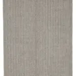 Flatweave Modern Gri Pamuk Üstü Yün El Dokuma Kilim-203x320