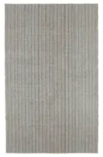 Flatweave Modern Gri Pamuk Üstü Yün El Dokuma Kilim-200x322