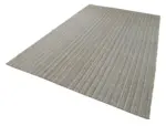 Flatweave Modern Gri Pamuk Üstü Yün El Dokuma Kilim-200x322 - Görsel 3
