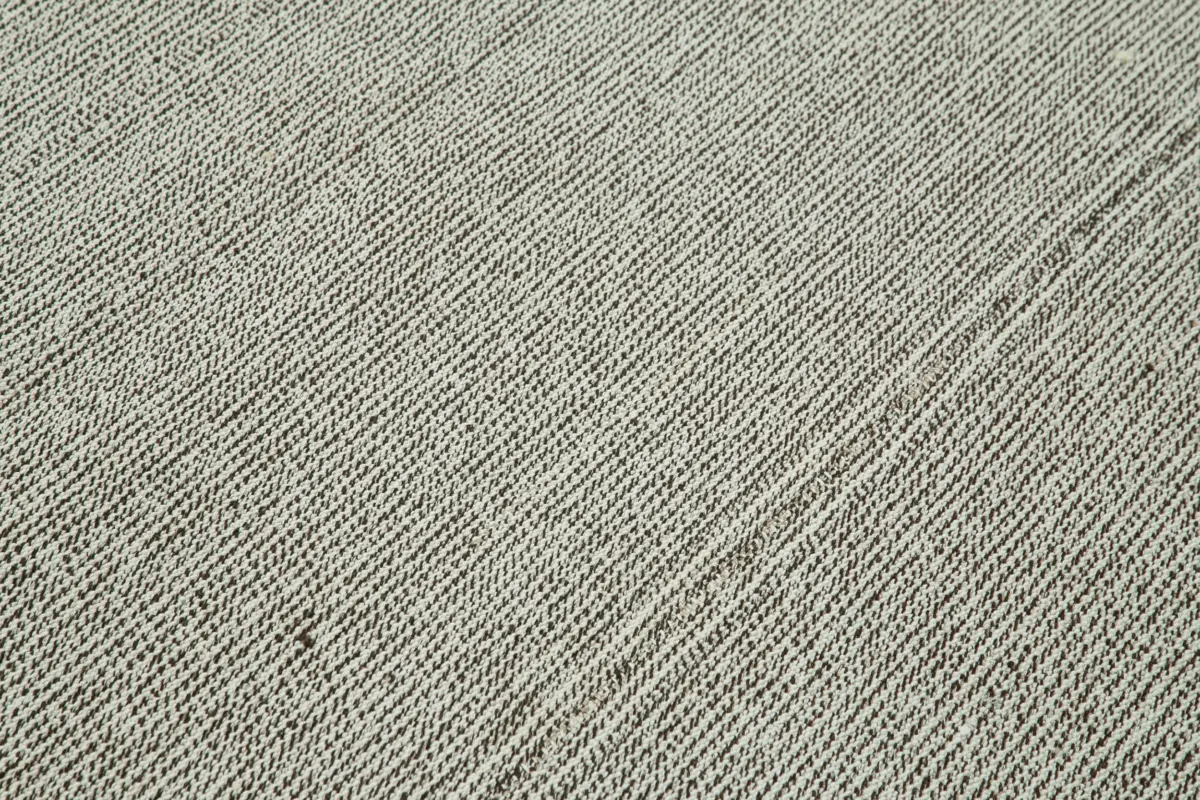 Flatweave Modern Gri Pamuk Üstü Yün El Dokuma Kilim-238x284 - Görsel 5