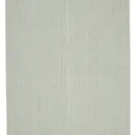 Flatweave Modern Bej Pamuk Üstü Yün El Dokuma Kilim-203x345