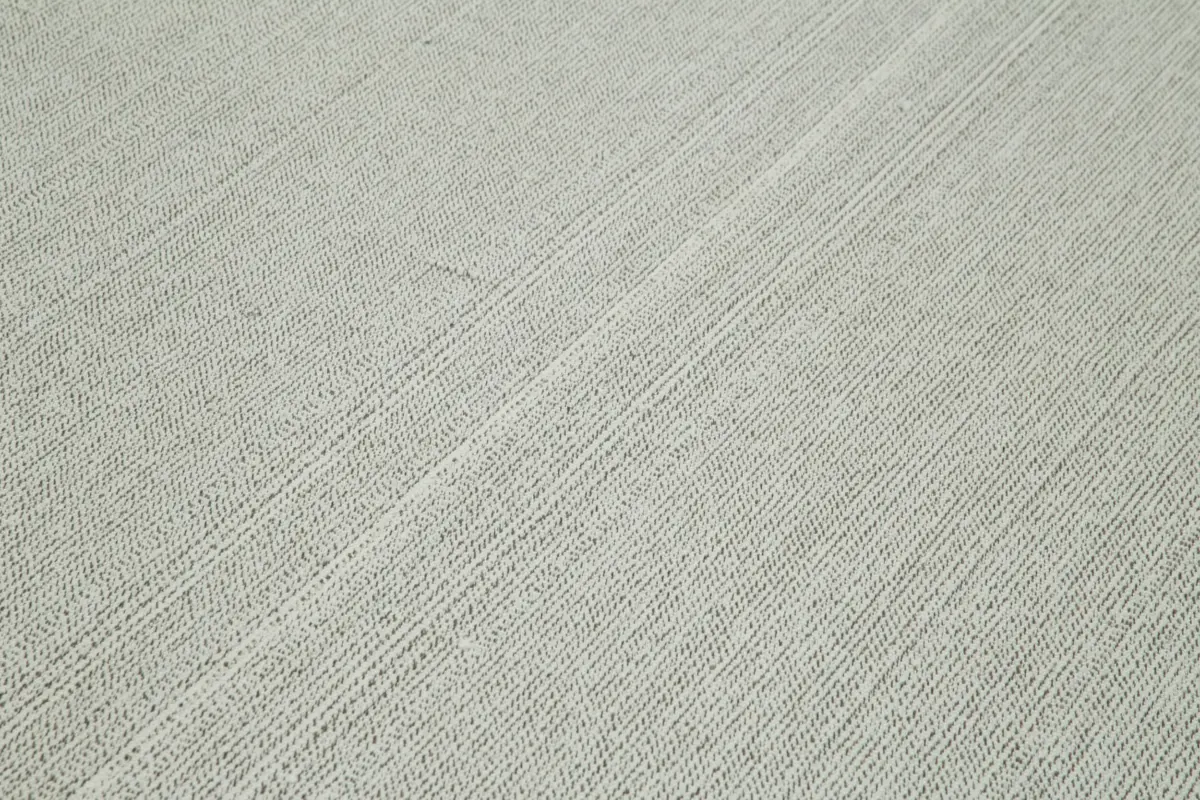 Flatweave Modern Bej Pamuk Üstü Yün El Dokuma Kilim-205x343 - Görsel 5