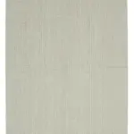 Flatweave Modern Bej Pamuk Üstü Yün El Dokuma Kilim-185x270