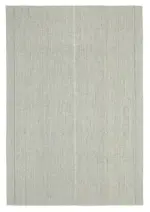 Flatweave Modern Bej Pamuk Üstü Yün El Dokuma Kilim-205x300