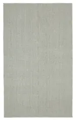 Flatweave Modern Gri Pamuk Üstü Yün El Dokuma Kilim-213x355