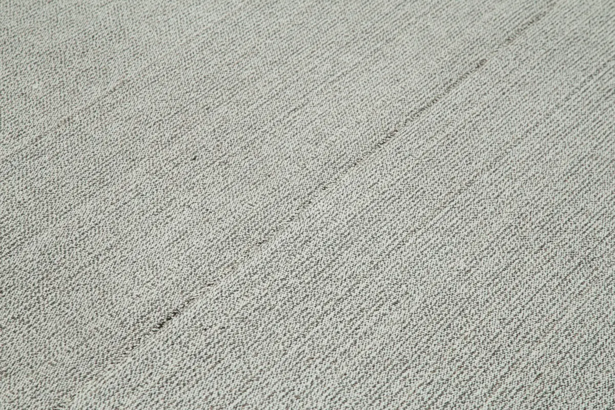 Flatweave Modern Gri Pamuk Üstü Yün El Dokuma Kilim-213x355 - Görsel 5