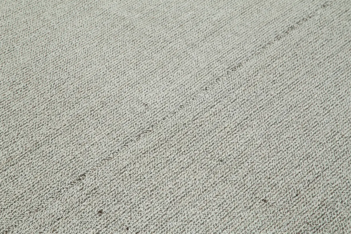 Flatweave Modern Gri Pamuk Üstü Yün El Dokuma Kilim-213x301 - Görsel 5