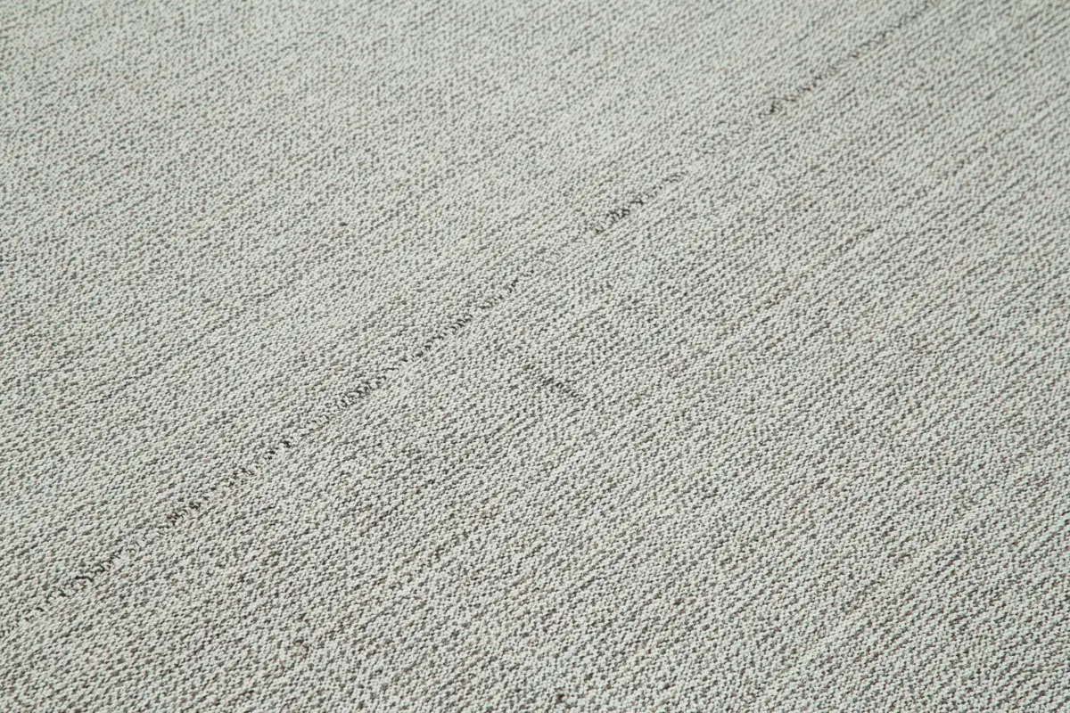 Flatweave Modern Gri Pamuk Üstü Yün El Dokuma Kilim-213x288 - Görsel 5