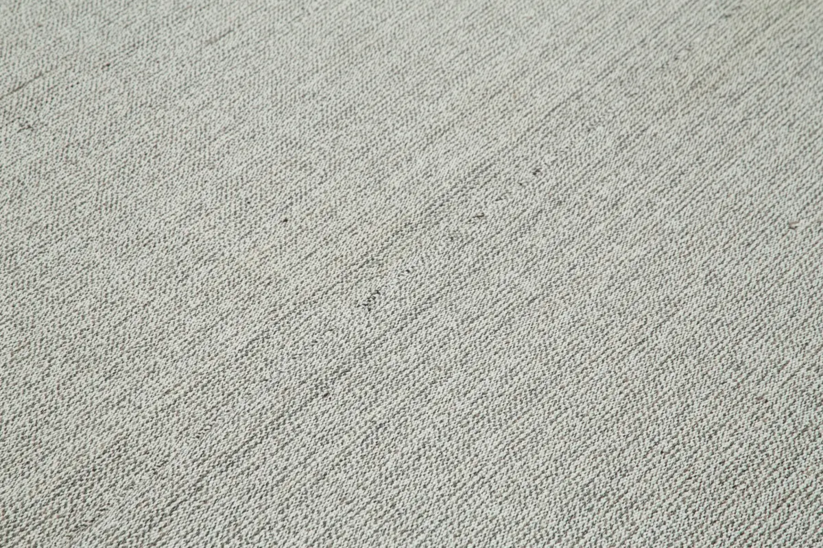 Flatweave Modern Gri Pamuk Üstü Yün El Dokuma Kilim-201x317 - Görsel 5