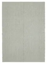 Flatweave Modern Gri Pamuk Üstü Yün El Dokuma Kilim-212x304