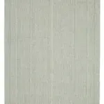 Flatweave Modern Gri Pamuk Üstü Yün El Dokuma Kilim-205x305